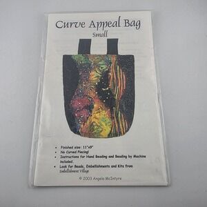 Curve Appeal‎ Bag Small Sewing Pattern Embellishment Village Angela McIntyre